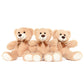 Morismos 3 Packs Teddy Bears Bulk Stuffed Animals, Cute Small Plush Toys, Little Bear For Kids On Centerpiece Baby Shower, 14 Inches, Brown