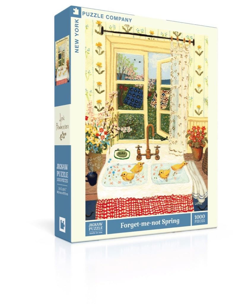 New York Puzzle Company - Lor   Pemberton Forget-Me-Not Spring - 1000 Piece Jigsaw Puzzle For Adults By Lor   Pemberton