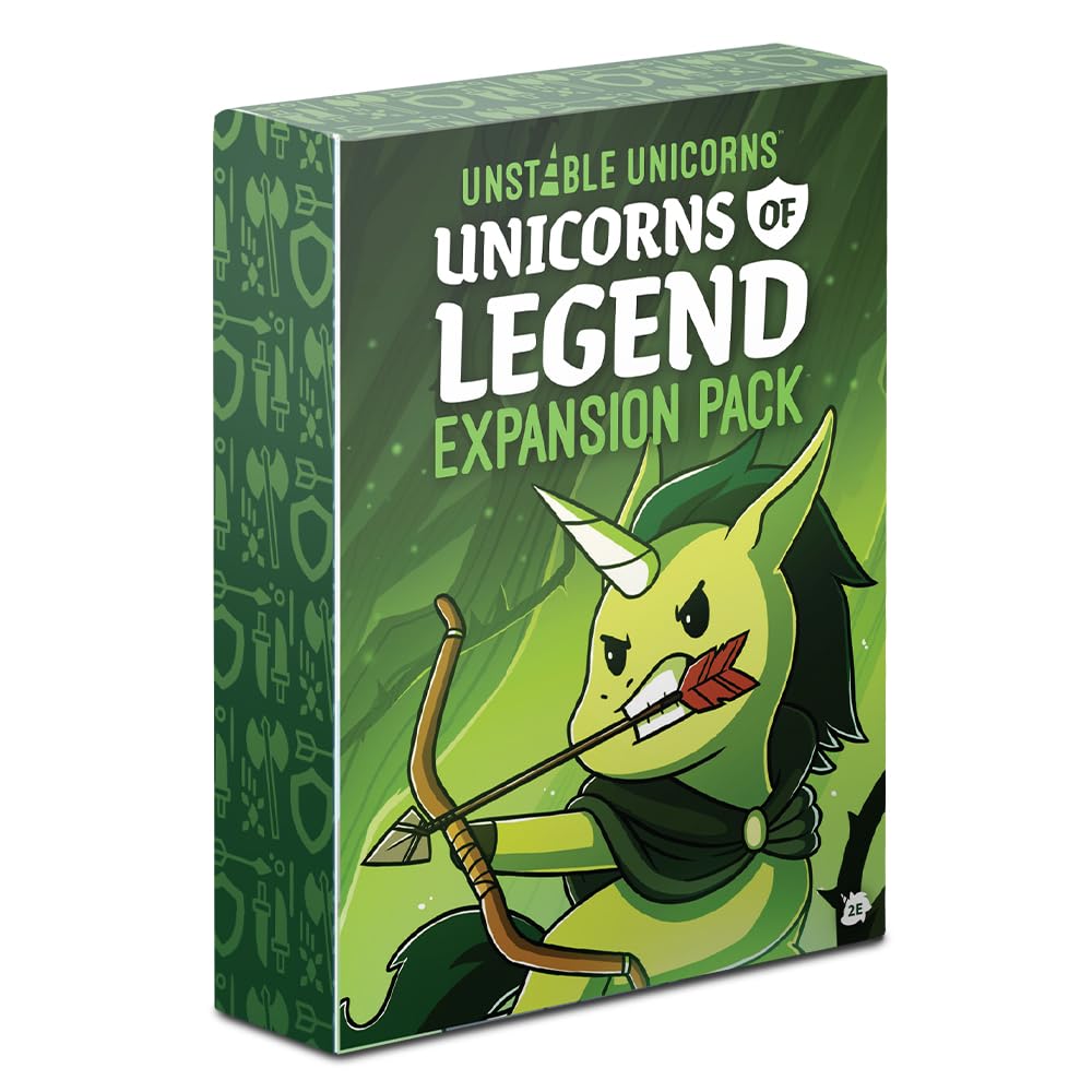 Unstable Games - Unstable Unicorns Unicorns Of Legend Expansion Pack - Designed To Be Added To Your Unstable Unicorns Card Game