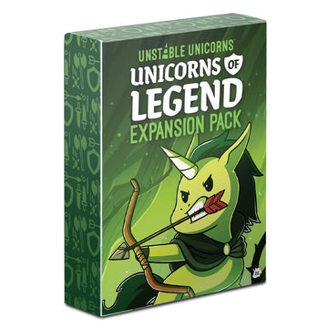 Unstable Games - Unstable Unicorns Unicorns Of Legend Expansion Pack - Designed To Be Added To Your Unstable Unicorns Card Game