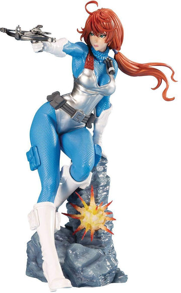 Kotobukiya Gi Joe: Scarlett (Sky-Blue Version) Bishoujo Statue, Multicolor