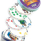 SET Enterprises Five Crowns Mini Round Card Game - Multi-Color Fun for Family & Friends, Perfect for Game Nights
