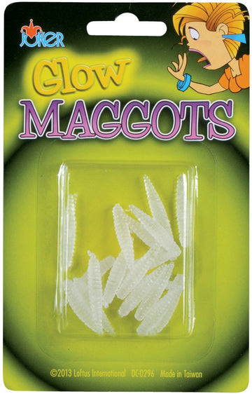 Loftus International Glow In The Dark Gross Rubber Maggots