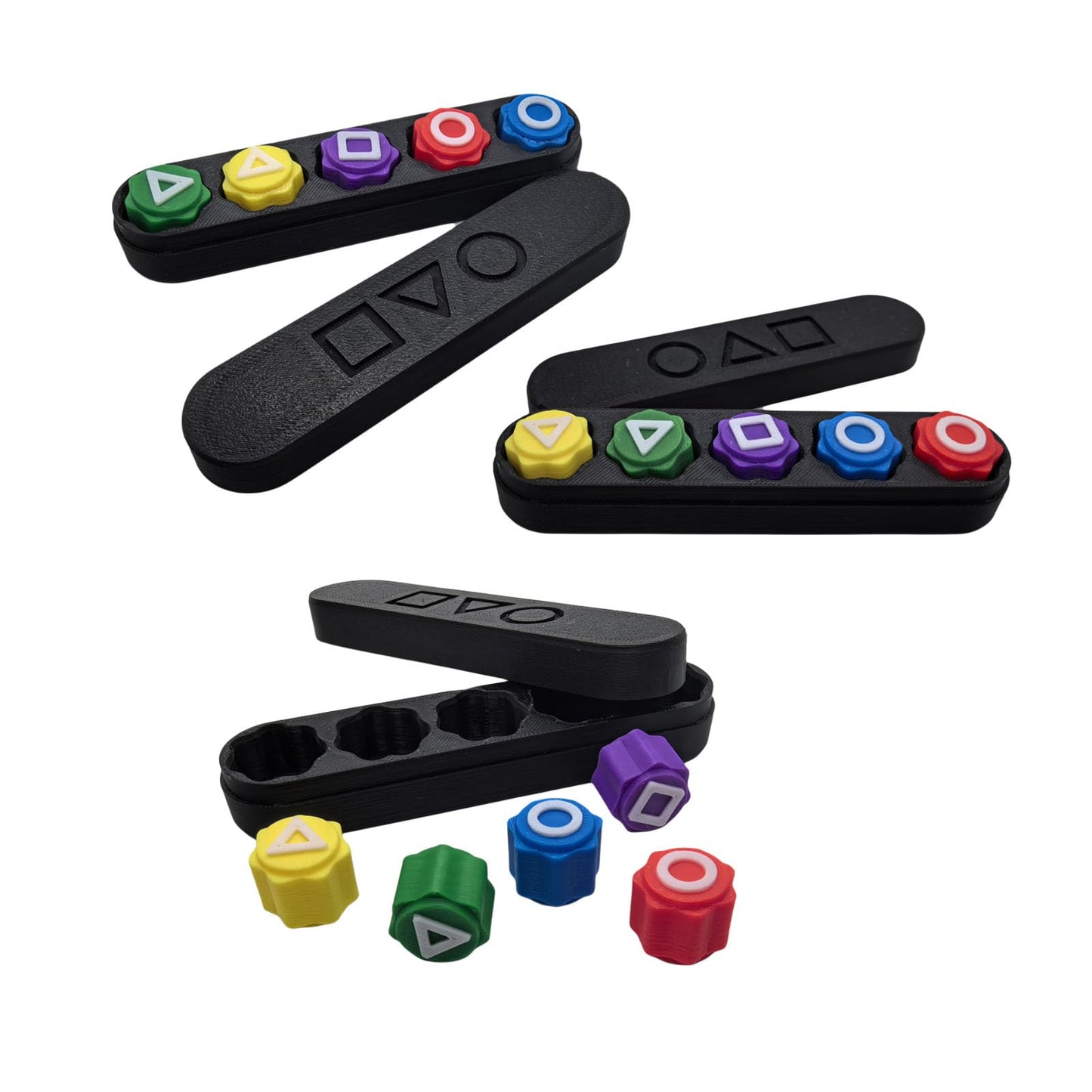 Korean Squid Traditional Play Game Catching Toy, Gonggi Set - Squid Gong Gi Game (Including Thanos Squid Gongii), Korean Jack Se