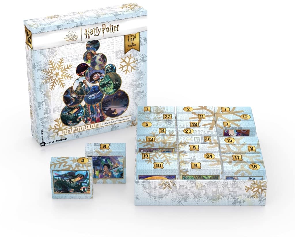 New York Puzzle Company - Harry Potter Harry Potter Advent Calendar - 24 Piece Jigsaw Puzzle For Family Game Nights