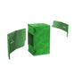 Watchtower 100+ Xl Convertible Deck Box | Double-Sleeved Card Storage | Card Game Protector | Nexofyber Surface | Holds Up To 100 Cards | Green Color | Made By Gamegenic (Ggs20106Ml)