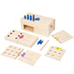 Montessori Toddler Counting Peg Board Box With Number- Wooden Counting Box Toys For Toddlers 1-3,Math Manipulatives Materials And Numbers,Montessori Toys For 3 Year Old,Large Size 10.8' X 4.9 'X 3.9'