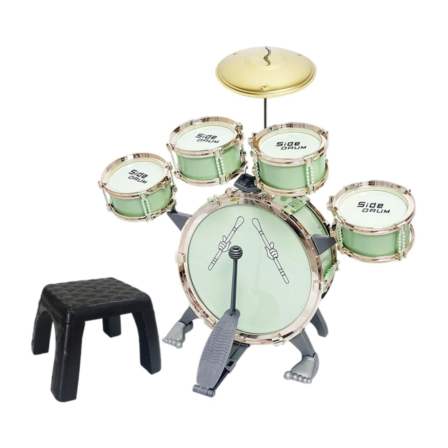 EcomistiqKids Drum Set Percussion Musical Instruments Drum Toy For Concert Gift Party|Musical Instruments & Gear|Percussion|Drum