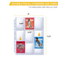 9 Pocket Page Protector, 400 Pack Trading Card Sleeve, Baseball Card Sheets For 3 Ring Binder, For Skylanders, Mtg, Coupon, Game