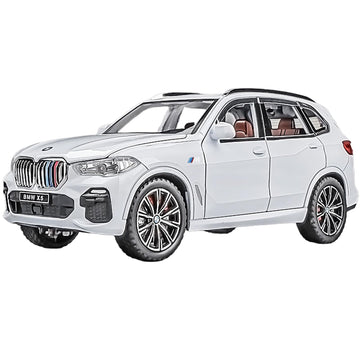 Erbadihago Toy Cars Compatible For Bmw X5 1/32 Metal Model Car Toys With Light And Sound Pull Back Collectible Model For Childre