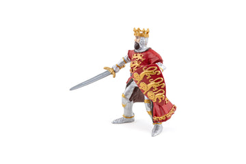Papo -Hand-Painted - Figurine -Medieval-Fantasy -Red King Richard -39338 - Collectible - For Children - Suitable For Boys And Girls - From 3 Years Old