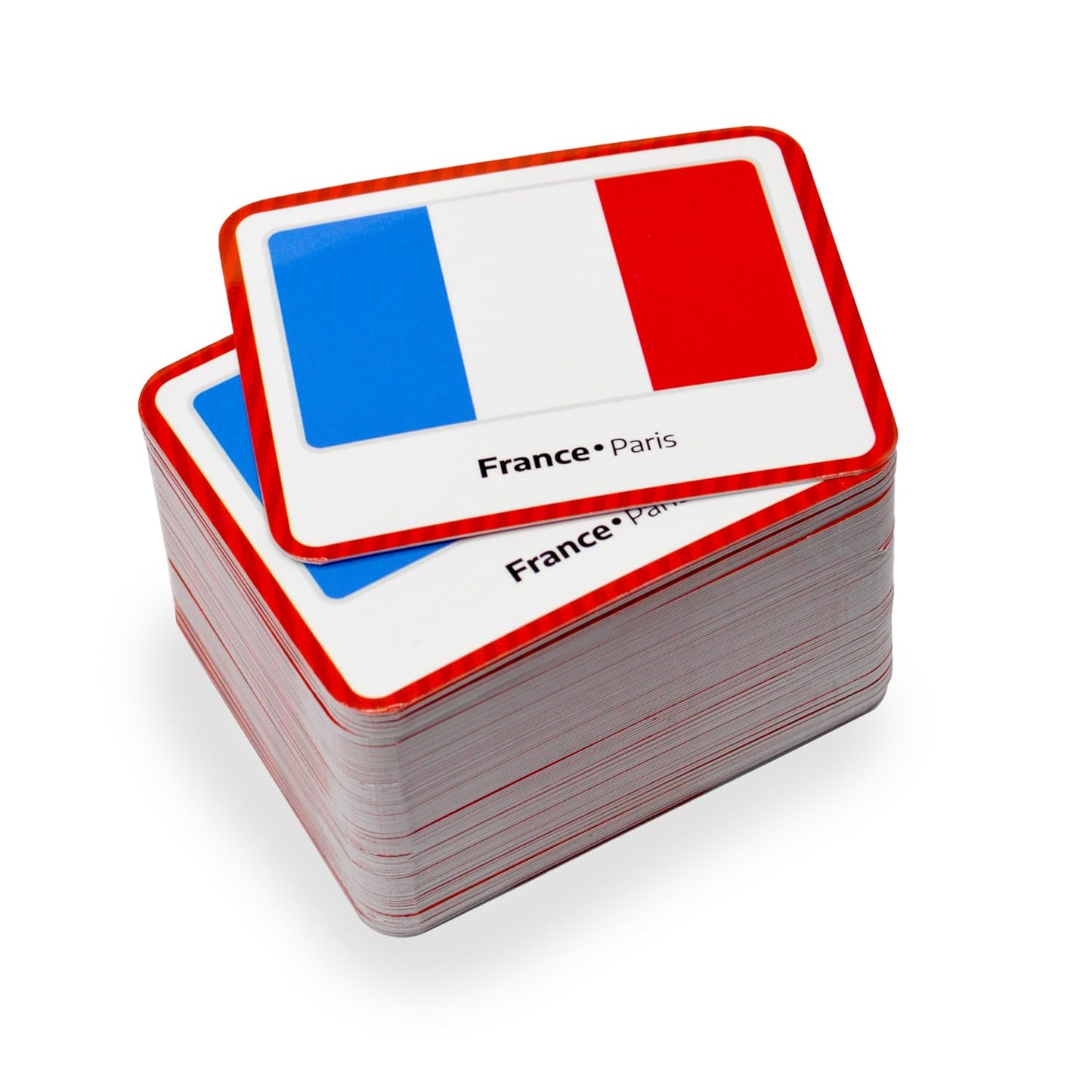 Menique Flags of Europe Memory Matching Game - 100 Cards (50 Pairs) with Flag, Country & Capital - Educational Geography Game fo