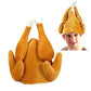 Ankelesz Roasted Turkey Hat, Thanksgiving Turkey Costume Funny Hat for Holiday Party Favors Party Supplies