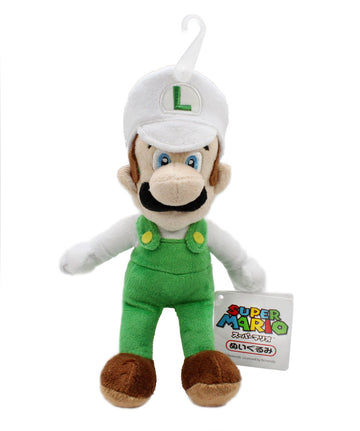 Sanei Officially Licensed Super Mario Plush 9'' Fire Luigi Japanese Import