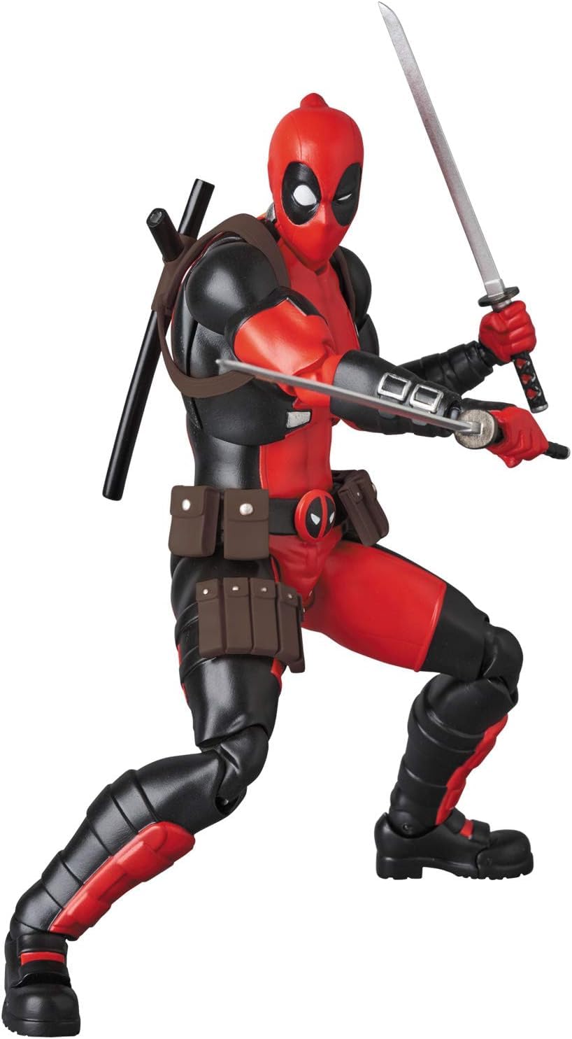 MEDICOM TOY MAFEX Deadpool GURIHIRU Art Ver Includes Original Sturdy Protective case. Japan Import.