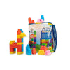 RATNAS Giant Blocks Big Building Bag with Big Building Blocks, Building Toys for Toddlers (100 Pieces)  Blue Bag