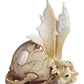 George S. Chen Imports Ss-G-71529 Dragon Egg Statue Figurine With October Birthstone, 5', Opal White