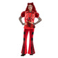 Keaiyouhuo Red Halloween Costume For Girl Rise Red Princess Party Dress Up For Kids