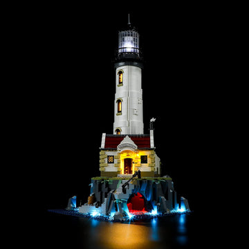 Briksmax Led Lighting Kit For Lego-21335 Motorized Lighthouse - Compatible With Lego Ideas Building Blocks Model- Not Include The Lego Set