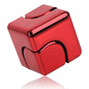 Qlkunla Fidget Cube Spinner Anti-Anxiety Focusing Fidget Toys Edc Fidgets Spinner 4-In-1 Toy Metallic Focus Toy Cube Finger Top