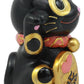 Atl Ebros Black Maneki Neko Cat Collector Figurine Japanese Lucky Cat Charm Mao Mao Black Kitten Decorative Sculpture