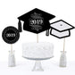 Big Dot Of Happiness Graduation Cheers - 2025 Graduation Party Centerpiece Sticks - Table Toppers - Set Of 15