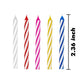 by tuğba aydan home design Birthday Candle - 72 Pack Mix Color Paraffin Wax for Cake and Party