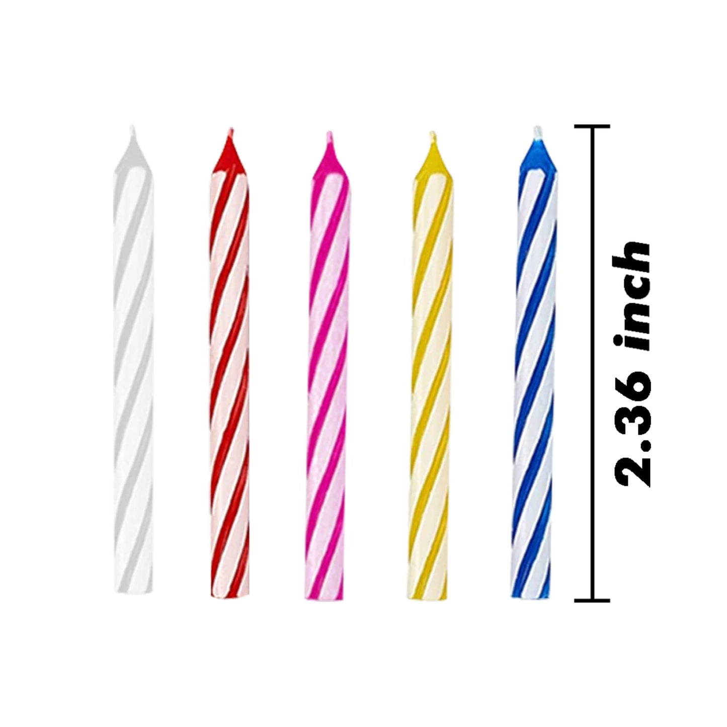 by tuğba aydan home design Birthday Candle - 72 Pack Mix Color Paraffin Wax for Cake and Party