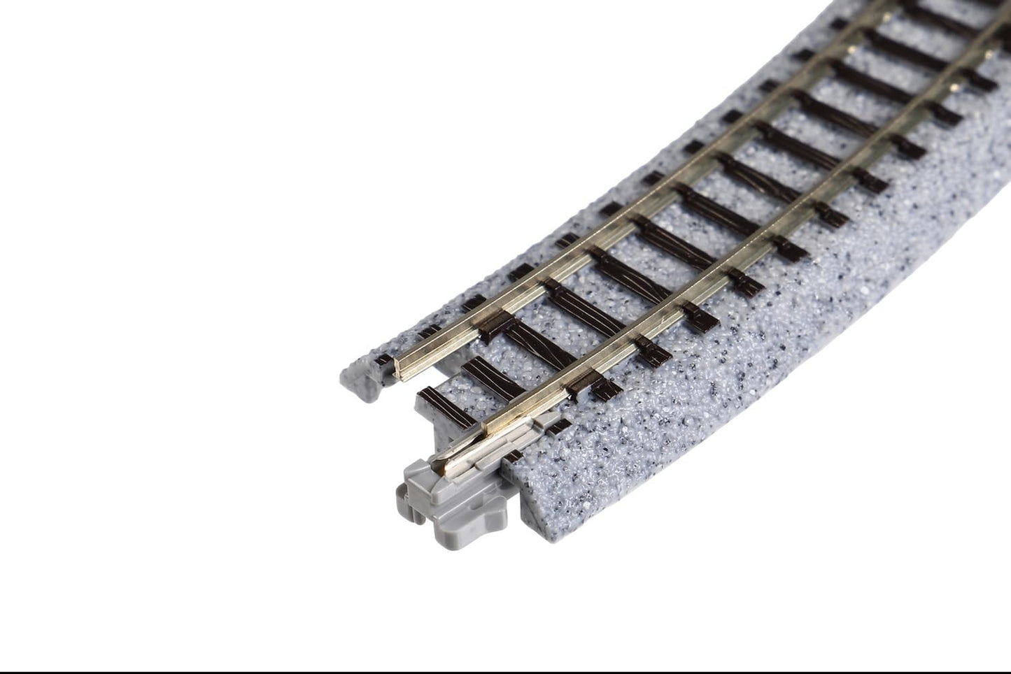 Kato USA Model Train Products Unitrack, 282mm (11'') Radius 15-Degree Curve Track (4-Piece)