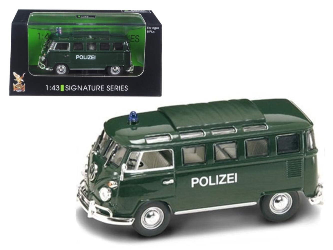 Volkswagen 1962 Police Minibus 1:43 Scale By Yat Ming
