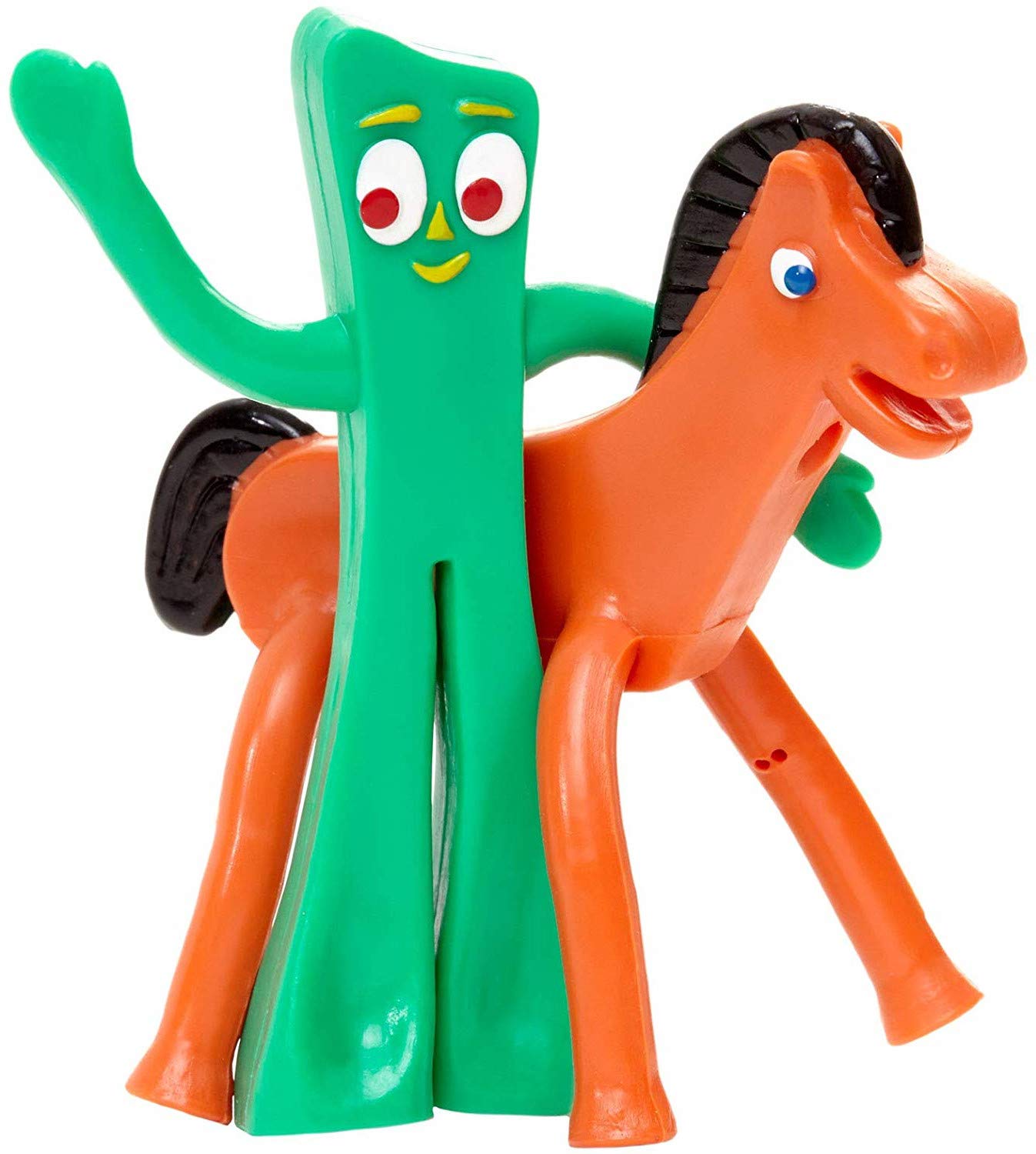 NJ Croce Gumby & Pokey Mini Bendable Pair (Pack of 4)