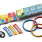 ALLPLAY Things in Rings Board Game - Thinky, Quick-Playing Party Game for Adults and Families - Logic + Deduction Game - 2 to 6+