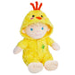 June Garden 12' Sweet Dolly Cheerful Chicky - Stuffed Ultra Soft Baby Doll For Birth And Up - Adorable Chicken Outfit