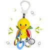 Funsland Baby Stroller Toy And Car Seat Toy For Infant With Teether Hanging Rattle Toys Clip On Stroller Toy Soft Plush Baby Toys For Boys And Girls 3-12 Months