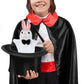 Click N' Play Magician Costume Kids Size, Magician Kit, Halloween Dress Up & Pretend Play Set Complete With A Magic Set: Magic Hat, Magic Wand & Rabbit Magic Tricks, Magic Kit For Kids Age 8-10