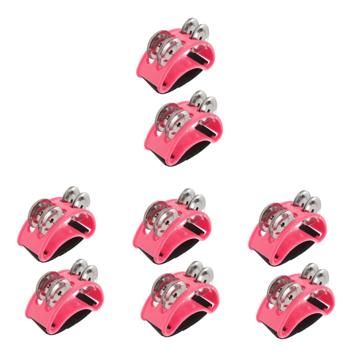 Excluzo 8 Pcs Foot Rattle Percussion Instruments For Kids Music Instruments For Foot Drum Tambourine Instrument Shaker Bell Kids