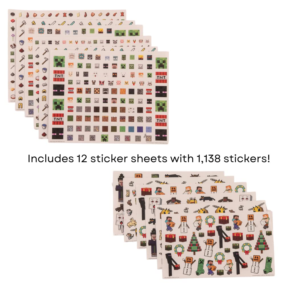 Minecraft Creative Coloring Canvas Painting And Activity Set For Kids, 1000+ Pcs