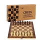 Chess Set,Folding Storage Wooden Chess Board Sets,15' Wooden Chess,3 In 1 Chess Board Game For Adults And Kids (Chess,Backgammon,Checkers)