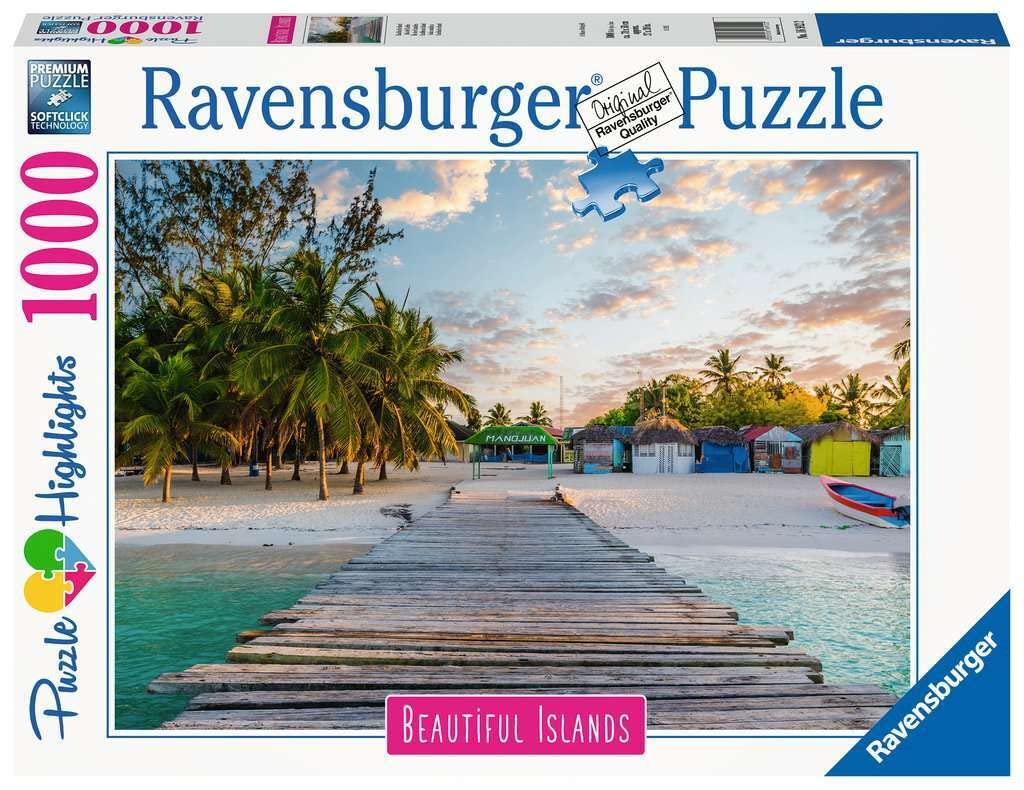 Ravensburger Caribbean Island 1000 Piece Jigsaw Puzzle For Adults & Kids Age 12 Years Up