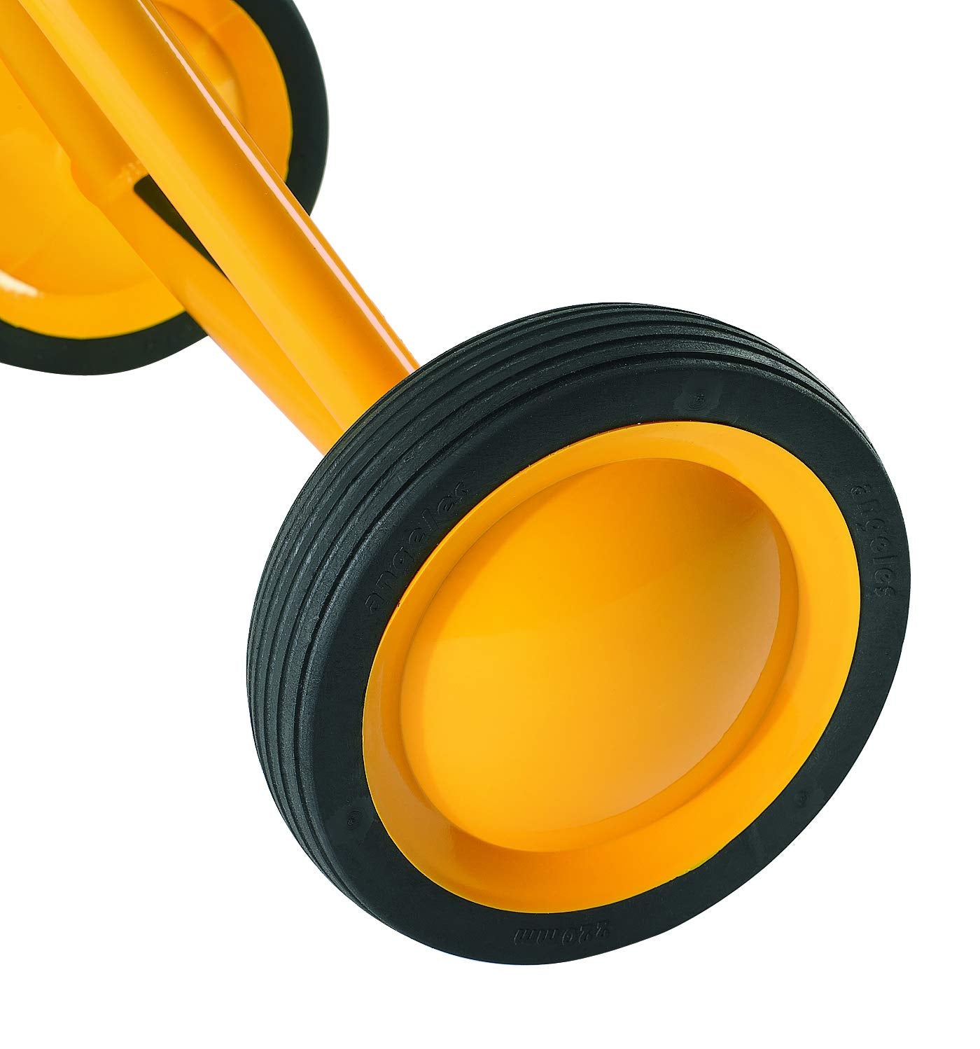 MYRIDER Toddler Trike, Kids Tricycle for Preschool, Daycare, Playground Kids Tricycles, Rubber Tires, Yellow/Black, 8'' Mini Pus