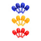 Spielstabil 12 Pack - Small Sand Scoops - Includes 3 Red, 3 Blue And 3 Yellow Beach Toy Shovels - Made In Germany