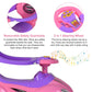 Chromewheels Push Cars For Toddlers, 3 In 1 Ride On Push Car With Guardrail, Ride On Toys Mega Car W/Push Handle & Horn & Music & Under Seat Storage, Pink