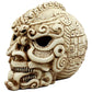 Ebros Gift Aztec Quetzalcoatl Snake Cranium Skull Statue Halloween Skeleton Head Figurine