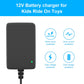 12V Battery Charger For Ride On Car Toys, 12 Volt Kids Universal Charger For Mercedes Bmw I8 Electric Toy Car, Jeep, Lamborghini