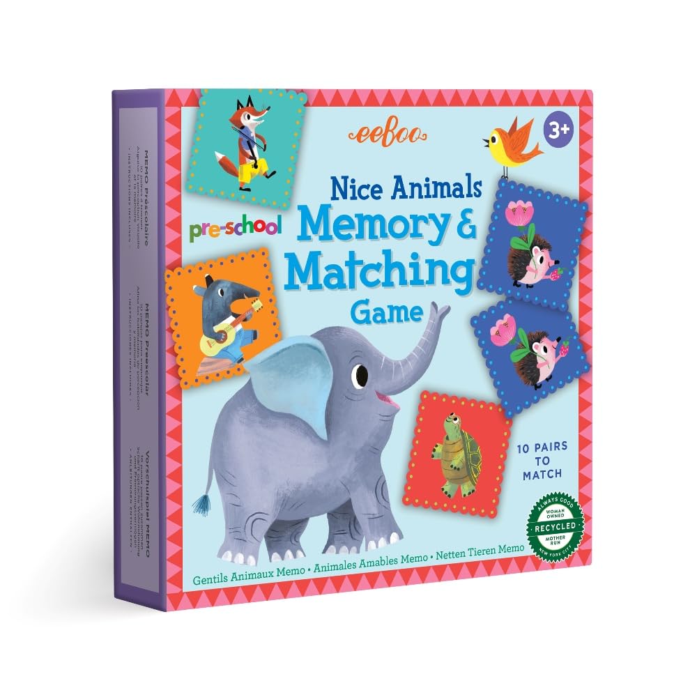 Awwbaby Animals Memory & Matching Cards | Flash Cards | Flash Cards For Kids | Flash Cards For 3 Year Old