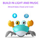 Feelguy Crawling Crab Baby Toy Fantastic Creatures Toys Infant Sensory Tummy Time Toys 3 4 5 6 7 8 9 10 11 12 Babies Boy Girl Learning Crawl 3-6 6-12 Walking Toddler Gifts For 36 Months Old (Green)