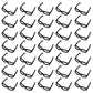 Toddmomy 60Pcs Mini Doll Sunglasses Doll Dress Up Glasses Mini Black Eyeglasses For Dolls Costume Accessories