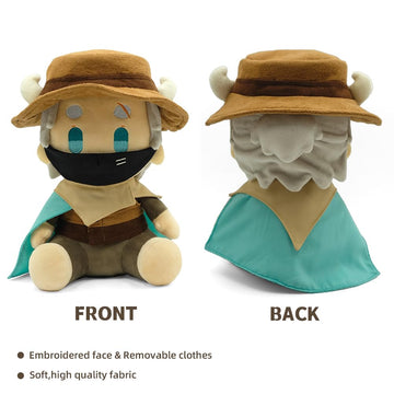 Pathea Logan Plush Toy - My Time at Sandrock Official Merchandise, 10.6” Tall, Soft, Collectible Figure for Fans