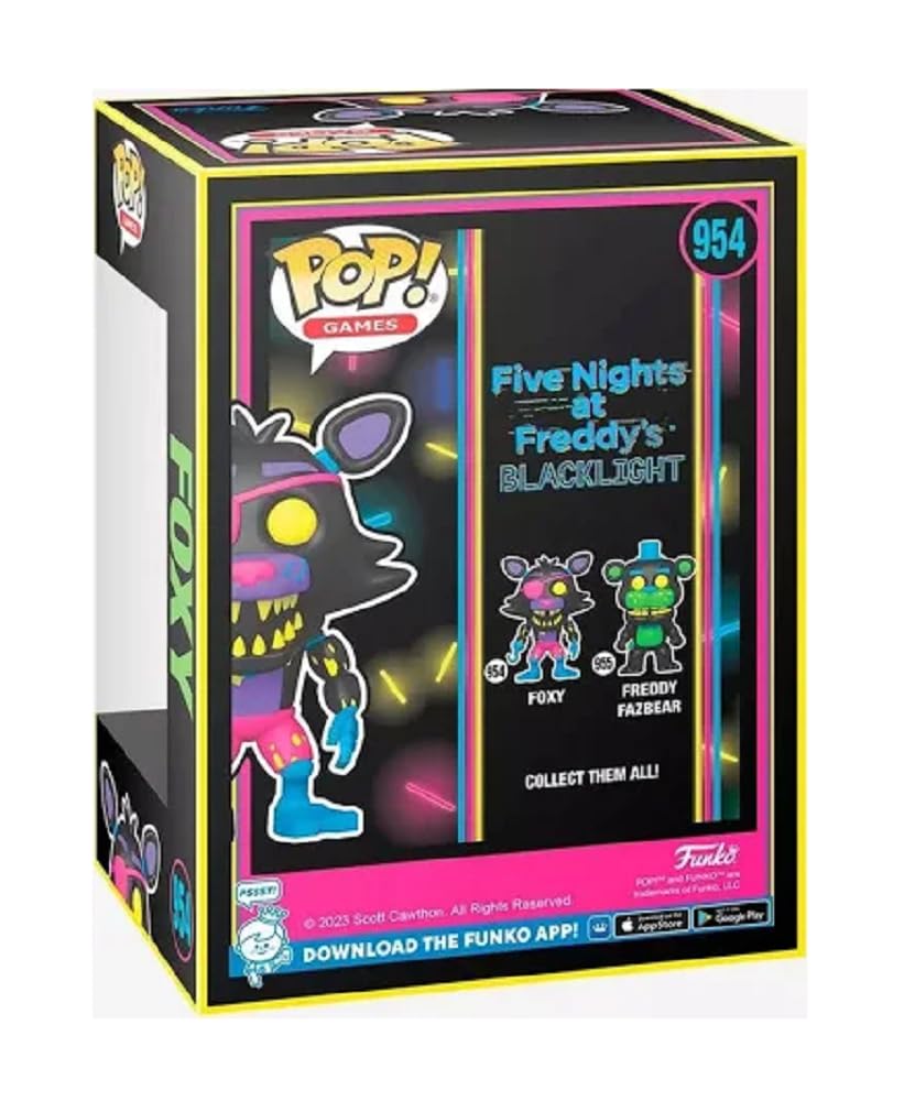 Funko Five Nights At Freddy'S Pop! Games Foxy Exclusive Vinyl Figure #954 [Blacklight]