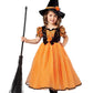 Seasons Children Orange Fancy Fairytale Witch Costume (2-4T)
